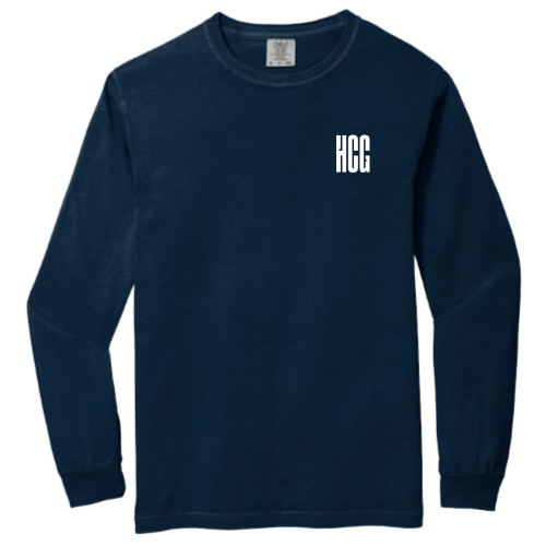HCG - Garment-Dyed Heavyweight Long Sleeve T-Shirt