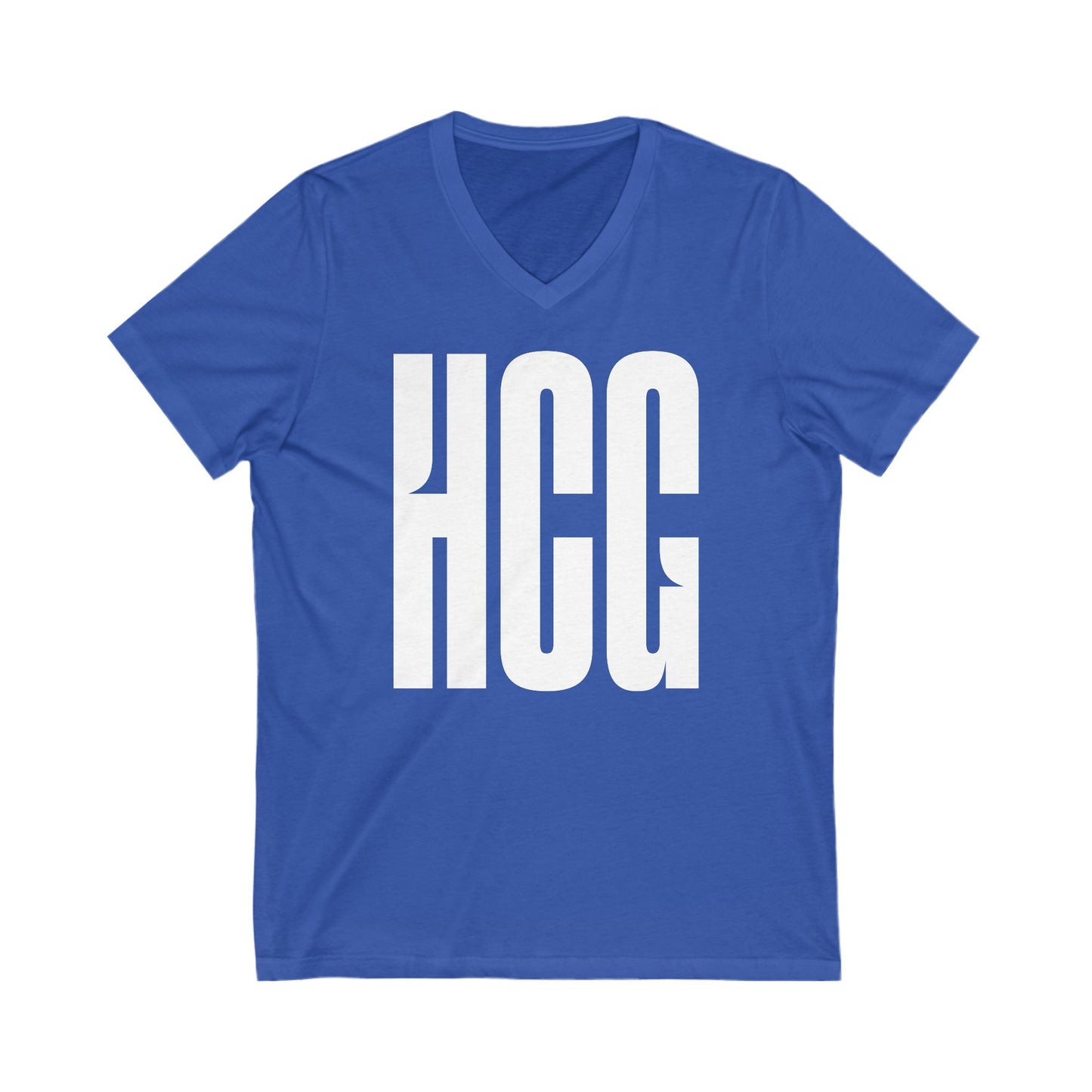 SW - HCG - Unisex Jersey Short Sleeve V-Neck Tee