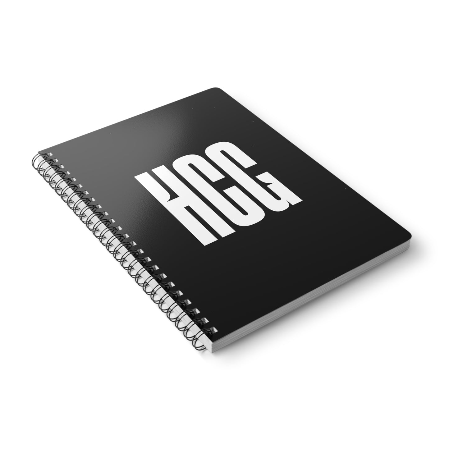 UK - Wirobound Softcover Notebook, A5 - White Logo