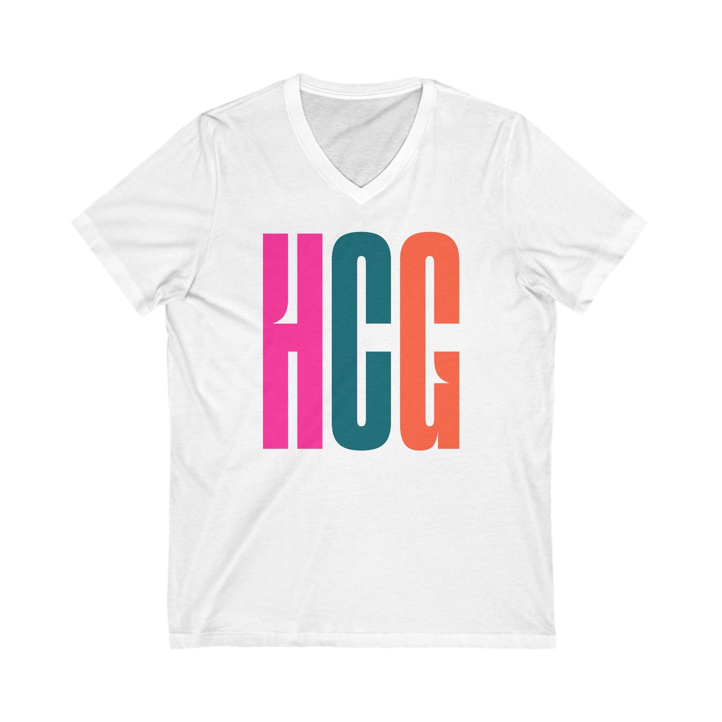 SW - HCG - Unisex Jersey Short Sleeve V-Neck Tee